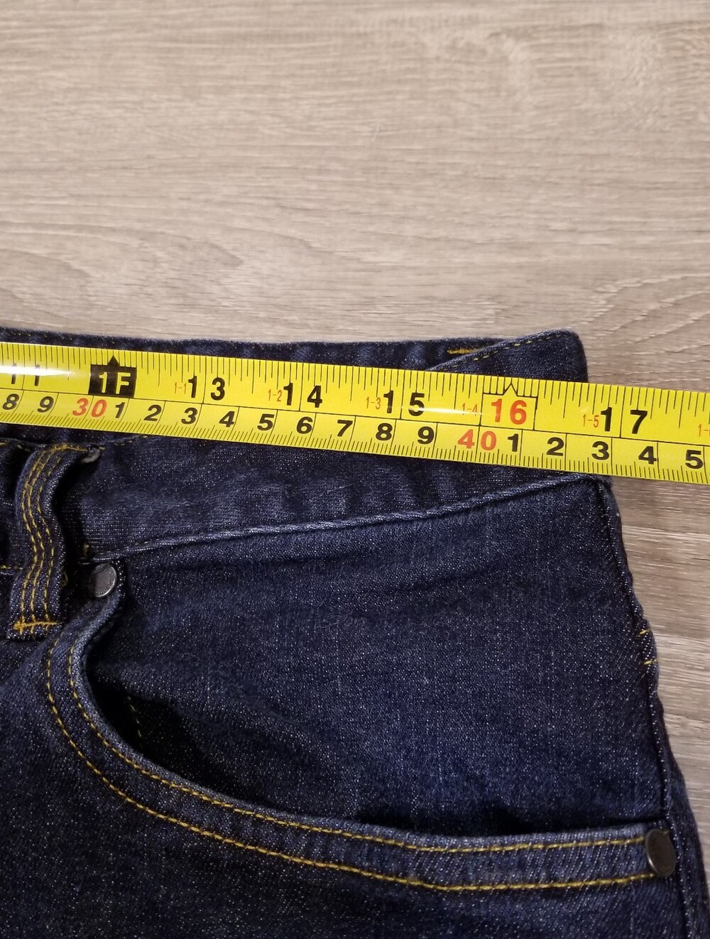 Stio Mens Rivet Jeans Dark Wash Organic Cotton Stretch Denim Pants 35L 35x34 - Picture 8 of 9